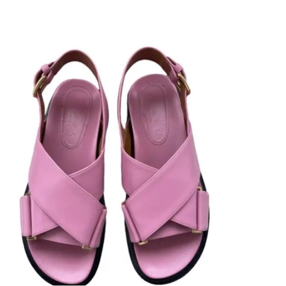 Marni Fusbett sandals in pink - Picture 5 of 10